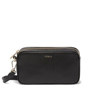 Furla Women s Black Annie M Leather Pouch